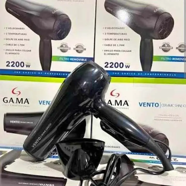 Secador de pelo G.A.MA Vento Ceramic Shine Potente, liviano y súper práctico
