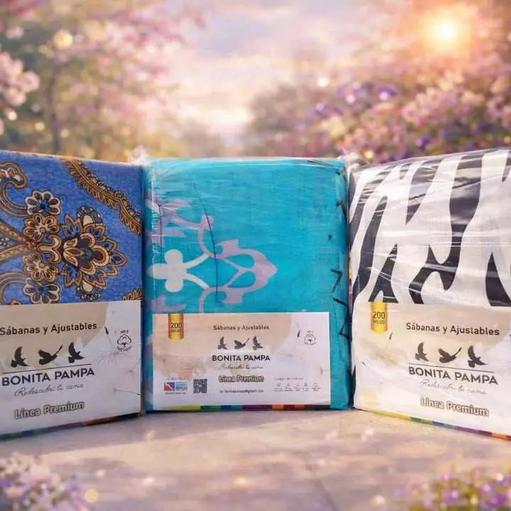 REINGRESO Sábanas KING – Bonita Pampa Línea Premium 200 hilos
