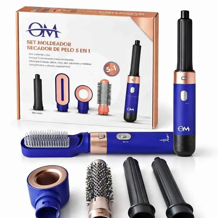 Set Moldeador / Secador de Pelo 5 en 1 OM