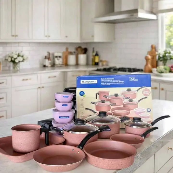 Batería de cocina Tramontina – Turim 12 piezas