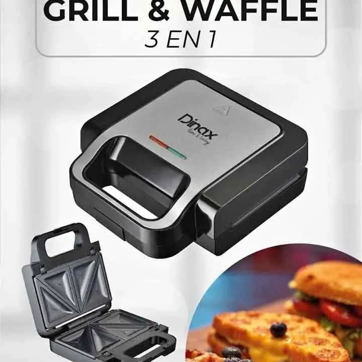 Sandwichera dinax 3 en 1