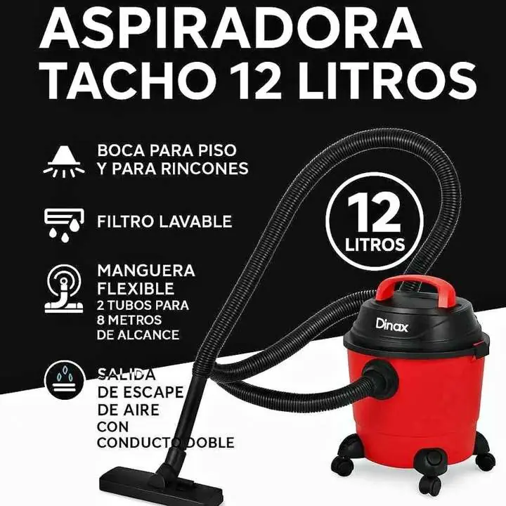 Aspiradora dinax 12 lts