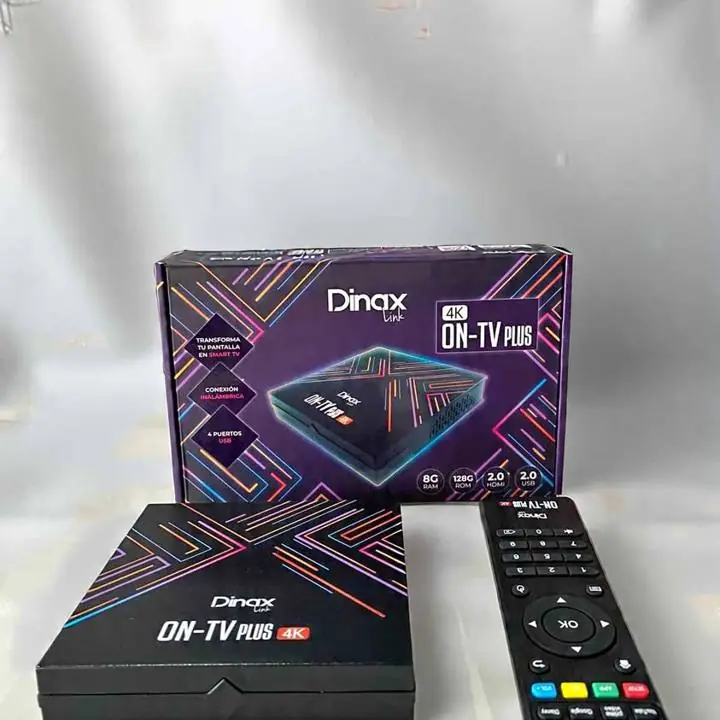 DINAX TV BOX Plus 4K Convierte cualquier TV en Smart TV