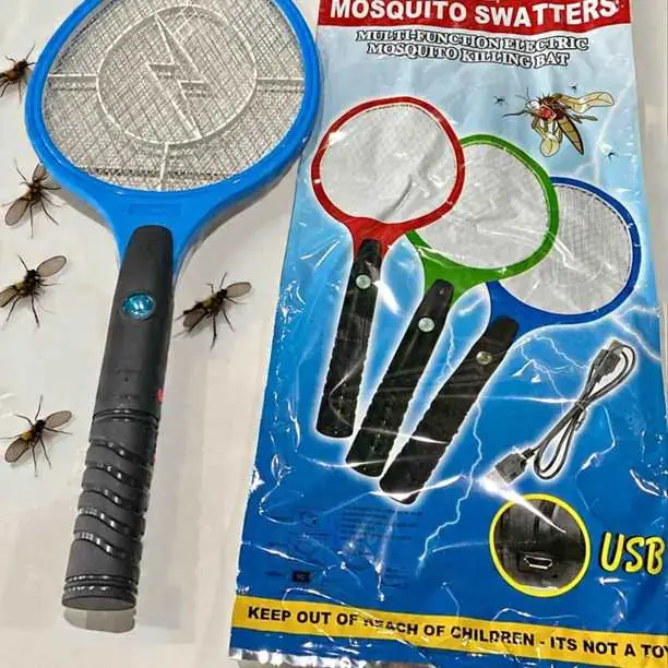 Raqueta eléctrica mata mosquitos