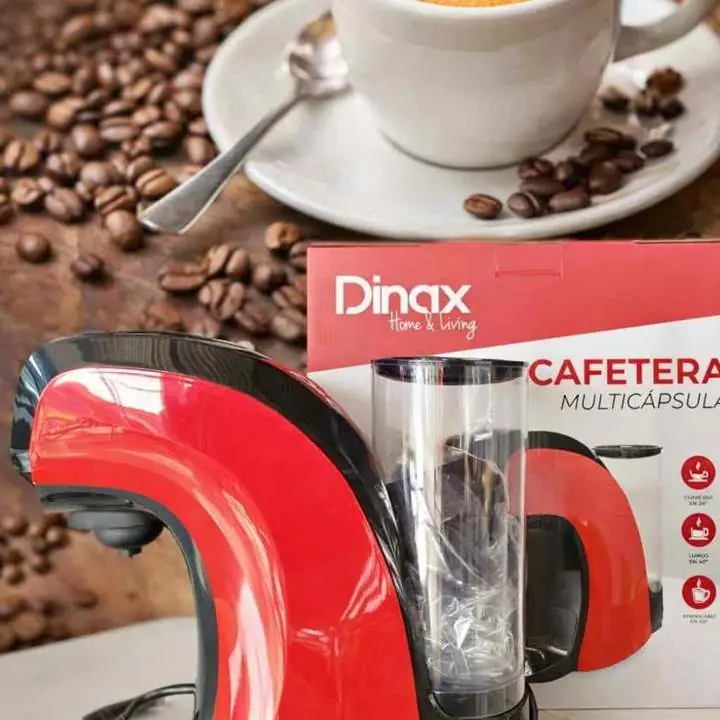 Cafetera Multicápsula Dinax Práctica, moderna y compatible con varias cápsulas