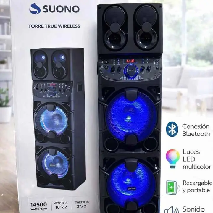 Reingreso torre de sonido suono 10X2 true wireless ¡La potencia que estabas buscando!