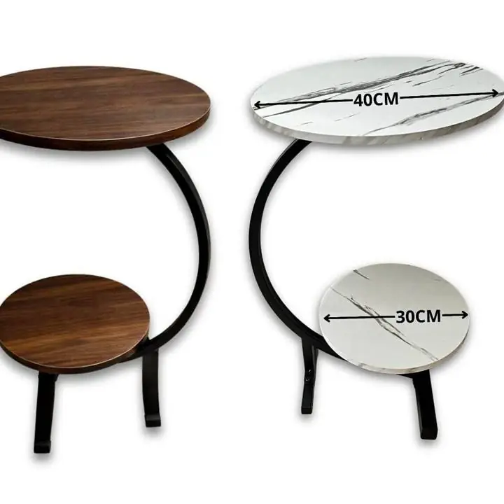 Mesa de arrime minimalista Mesa auxiliar de estilo minimalista