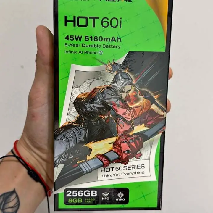 Celular Infinix hot 60i 256GB/4 + 4 RAM