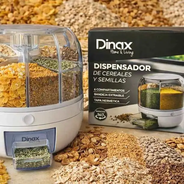 Dispensador de Cereales y Semillas Dinax