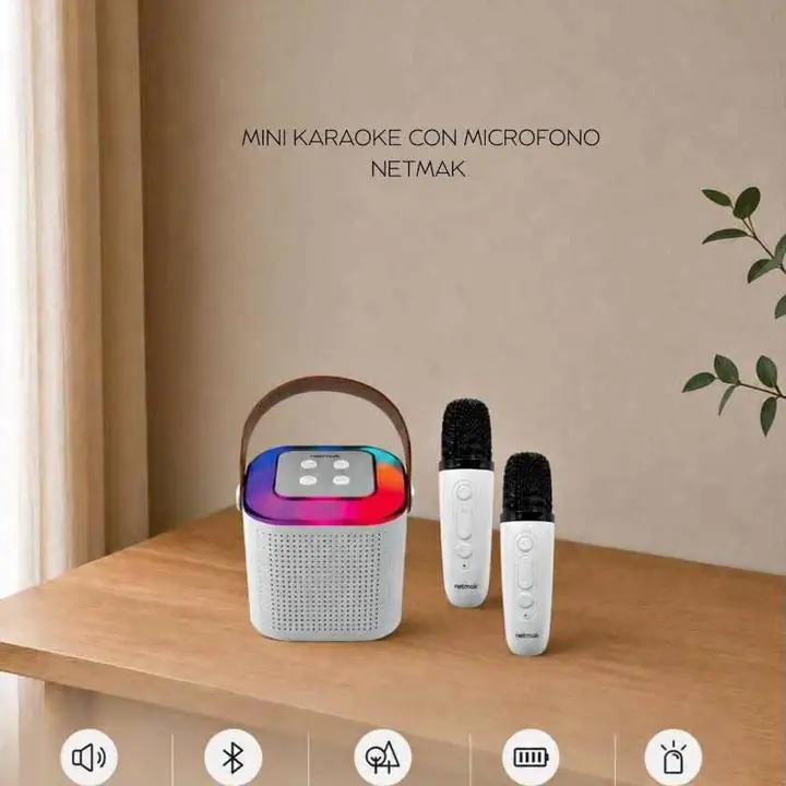 Mini karaoke netmak con microfono