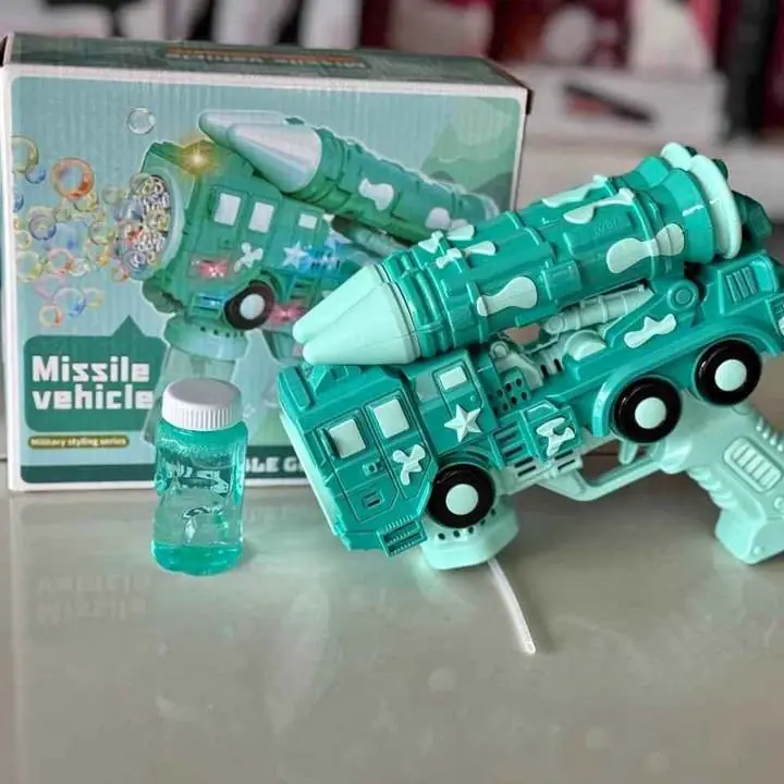 Pistola de burbujas “Missile Vehicle”