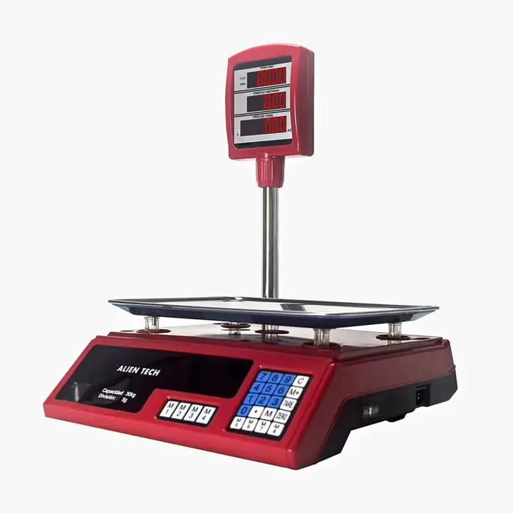 Balanza comercial alíen tech con mástil