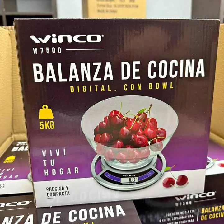 Balanza de cocina com bowl