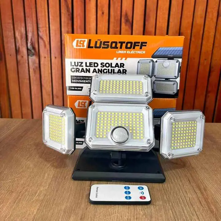 LUZ LED solar gran angular Marca Lüsqtoff