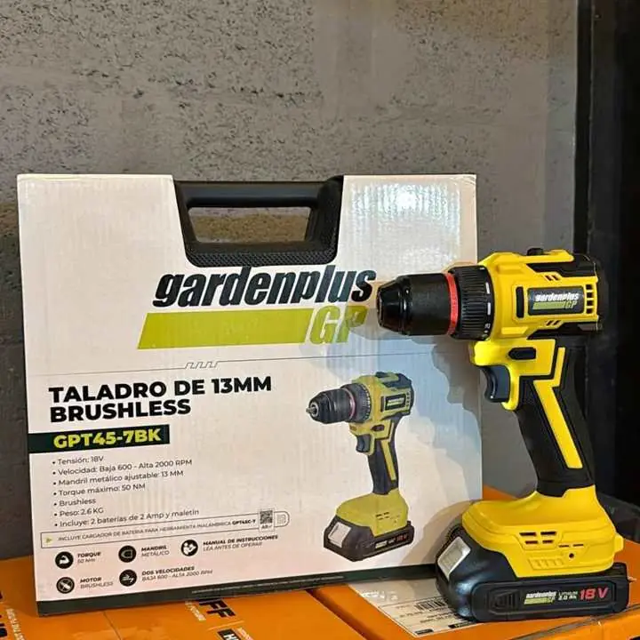 Taladro inalámbrico 12v gardenplus 13 mm