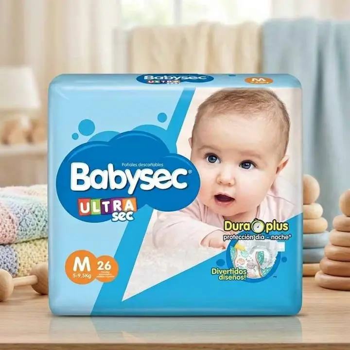 Pañales Babysec Ultra Sec M
