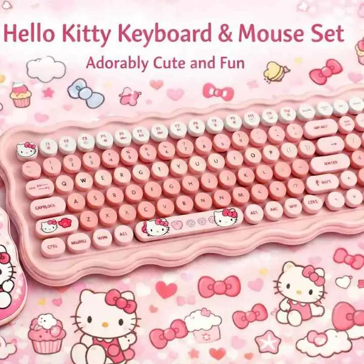 Teclado kawai+mouse a Bluetooth (imagen ilustrativas)