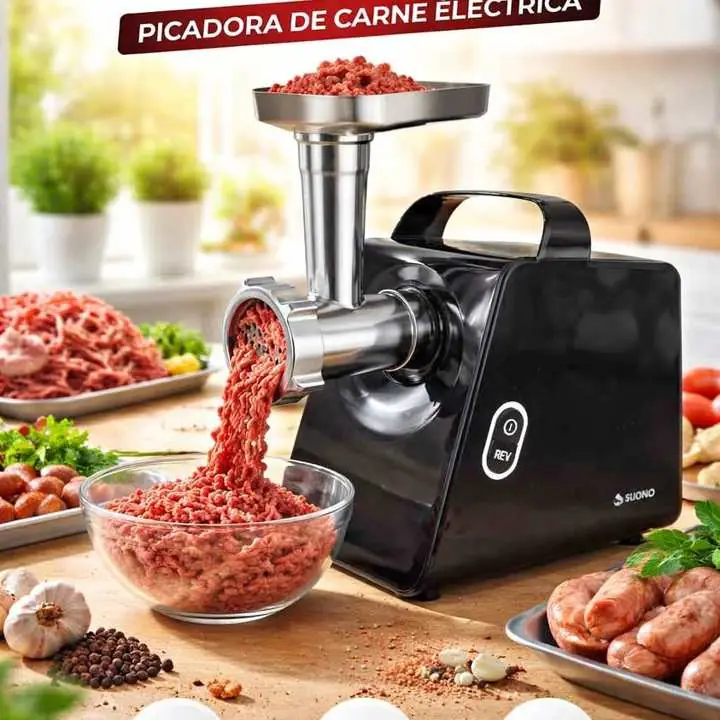 ¡Potencia y precisión en tu cocina! Picadora de carne