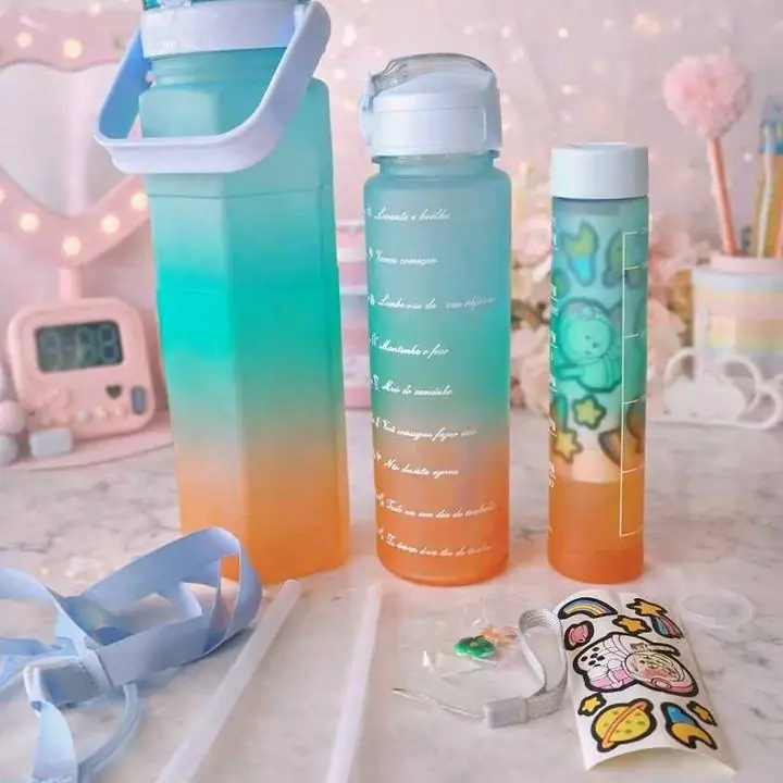 Set de botellas 3 en 1 Motivacionales