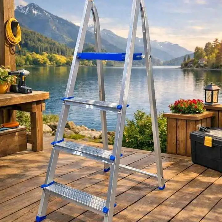 Escalera de aluminio plegable – Ideal para el hogar y el trabajo
