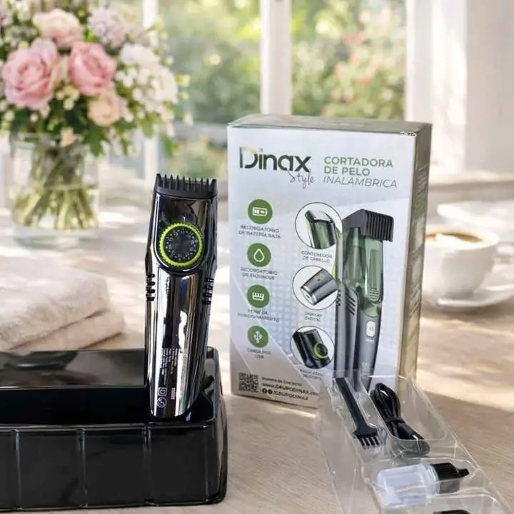 Cortadora de Pelo Inalámbrica Dinax Style Cortadora de pelo inalámbrica, práctica y sin cables