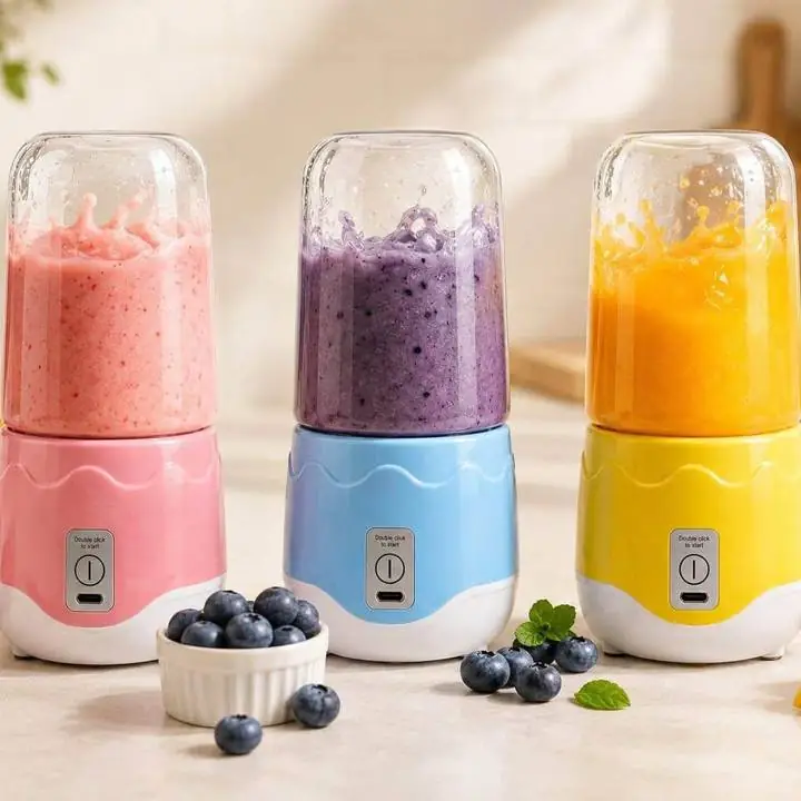 Mini licuadora portátil – COLORES Compacta, recargable y disponible en varios colores