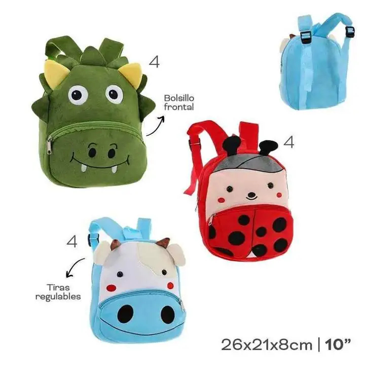 Mochila infantil peluche para niños
