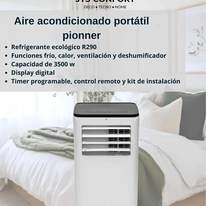 Aire portátil pionner 3500W