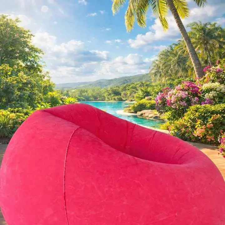 Puff / sillón inflable súper cómodo