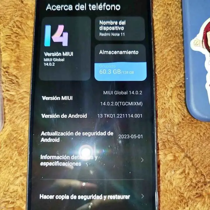 Xiaomi redmi note 11 libre, con caja igual a nuevo