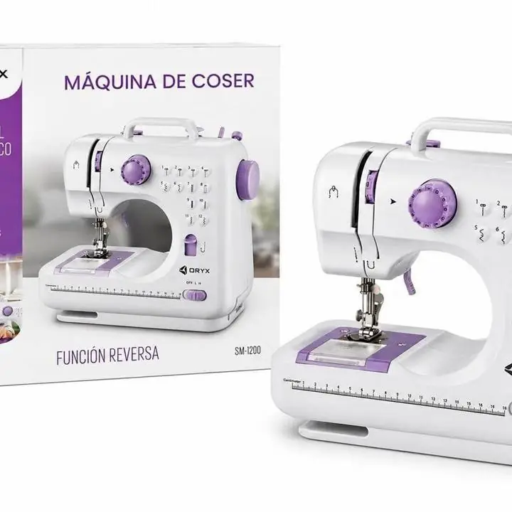 Maquina de coser grande oryx Cuenta con 12 puntadas, luz LED y función reversa