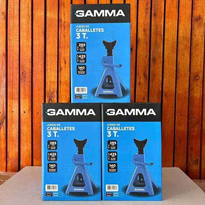 Juego de caballetes gamma 3 toneladas