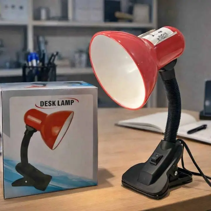 Lámpara de Escritorio con Pinza Ideal para estudiar, trabajar o leer