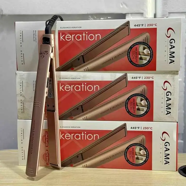 Planchita de pelo gama ceramic keration