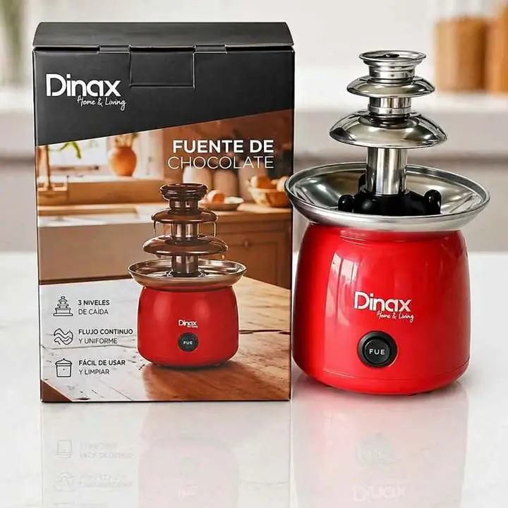¡Fuente de Chocolate DINAX! Ideal para sorprender en reuniones, cumpleaños y eventos
