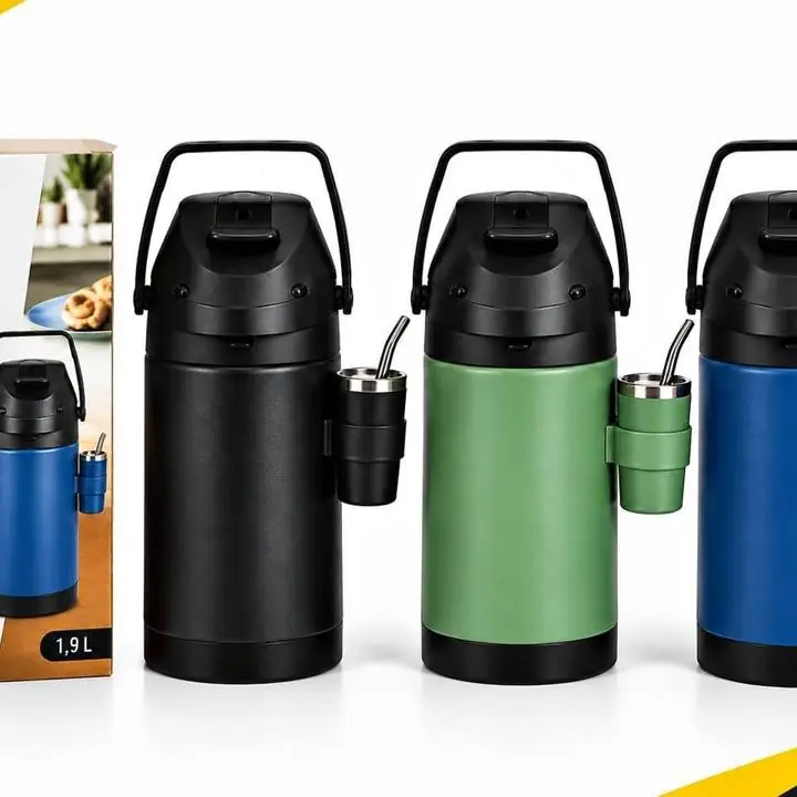 TERMO 2.5L + vaso y cuchara - ORYX Combo completo con vaso y cuchara incluidos