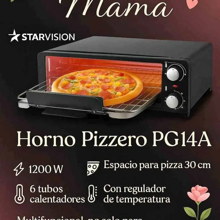 Horno pizzero star visión