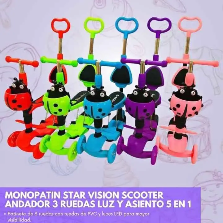 Monopatin/ andarin 5 en 1
