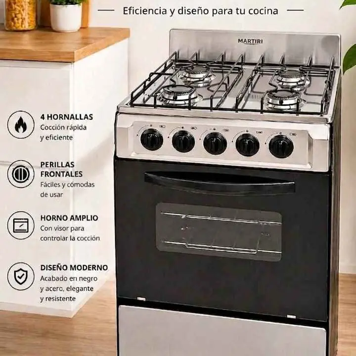 Cocina martiri acero inox