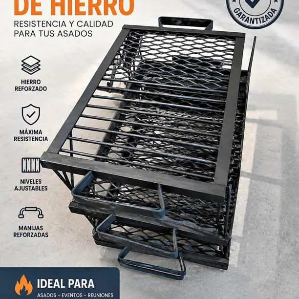 Parrilla de hierro – ideal para tus asados