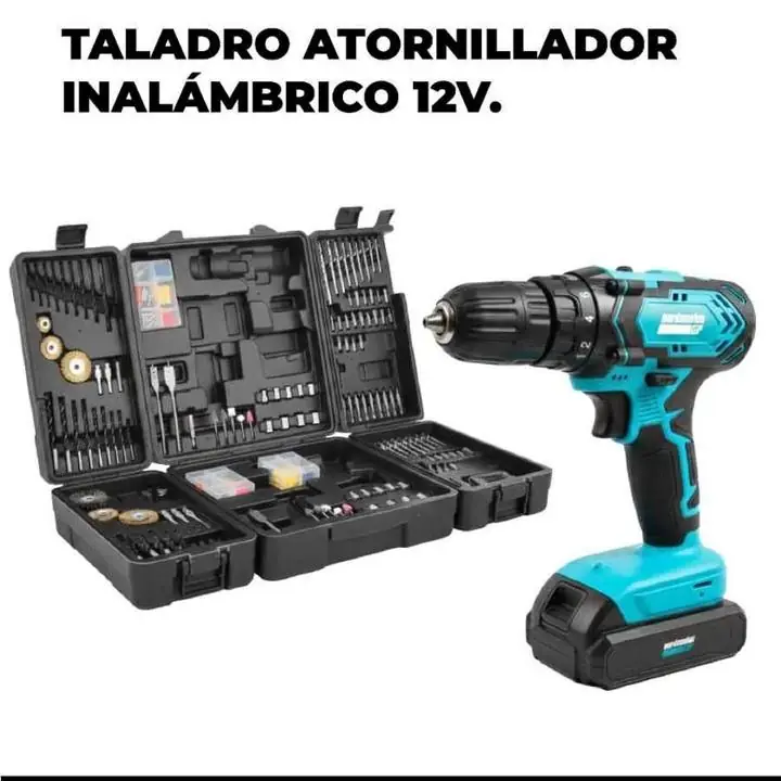 Taladro atornillador inalámbrico 12V Marca GardenPlus by Lusqtoff