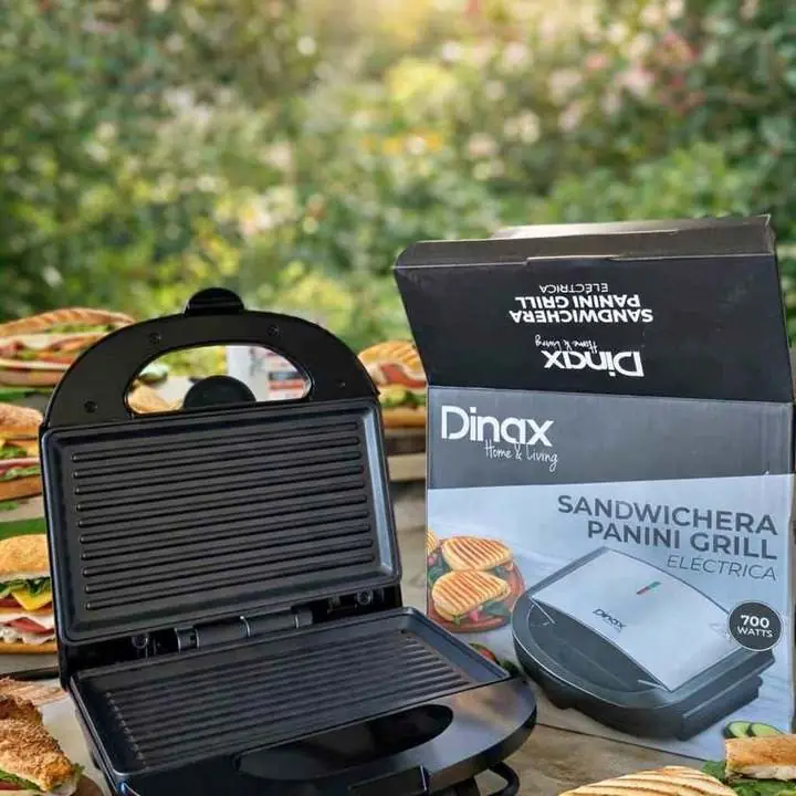 Sandwichera Panini grill eléctrica dinax