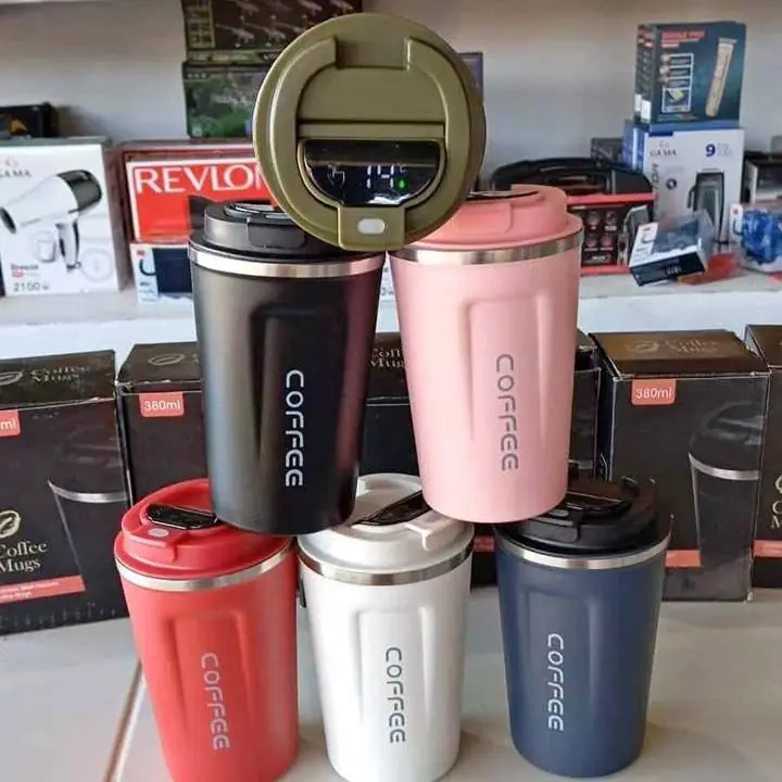 Vasos cafeteros con sensor de temperatura