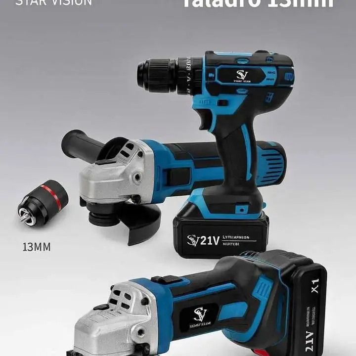 Amoladora + taladro a batería star visión