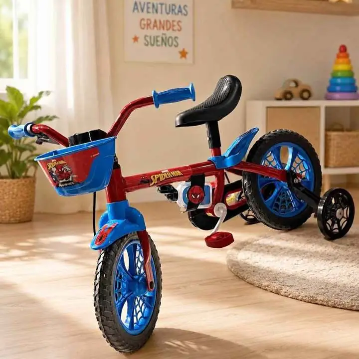 Bicicleta Nathor Rodado 12 Spider-Man