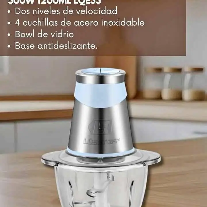 Picadora de alimentos lusqtoff 500W 1,2 litros $60.000