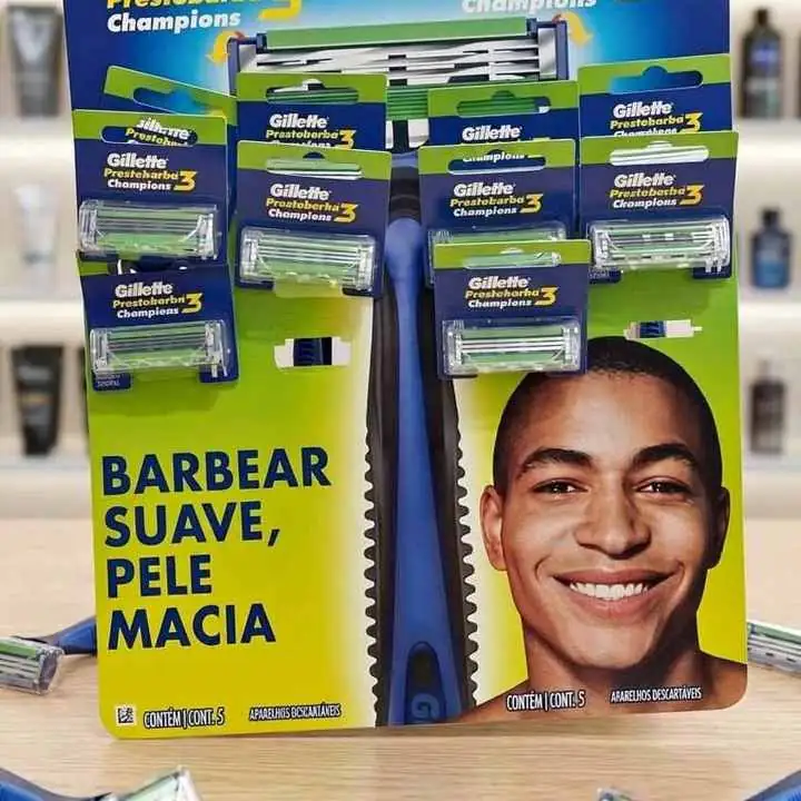 ¡Oferta que vuela! Gillette Triple Hoja x10 unidades ¡Afeitado suave!