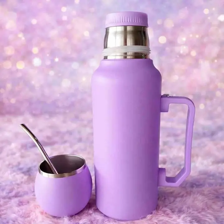 Termo + Mate Acero Inoxidable