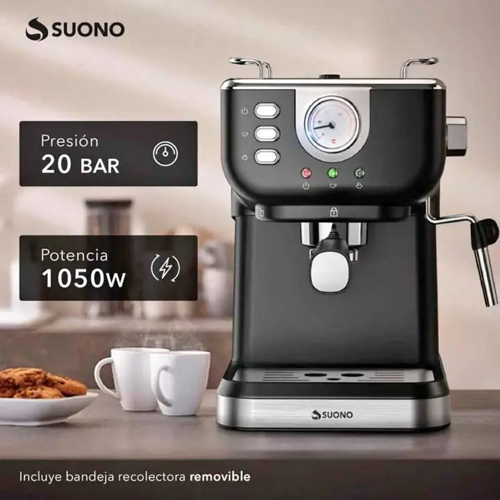 Cafetera expresso vintage C/vaporizador suono