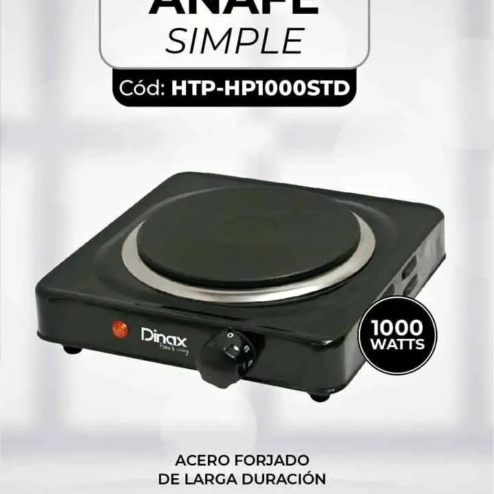 Anafe eléctrico de 1 hornalla – marca dinax